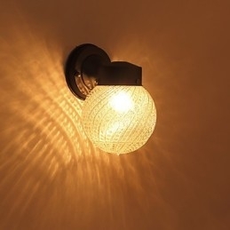 Caracteristică modernă și contemporană de finisaj cu oxid negru pentru aplice de perete cu lumină ambientală în stil mini