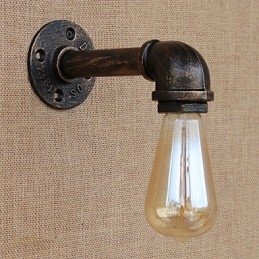Caracteristică de pictură retro country pentru aplice de perete cu lumină ambientală cu braț oscilant în stil mini