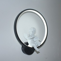Lampă de perete modernă, creativă, personalitate, lampă de decor înger, lampă de perete integrată din aluminiu