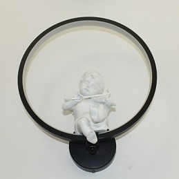 Lampă de perete modernă, creativă, personalitate, lampă de decor înger, lampă de perete integrată din aluminiu
