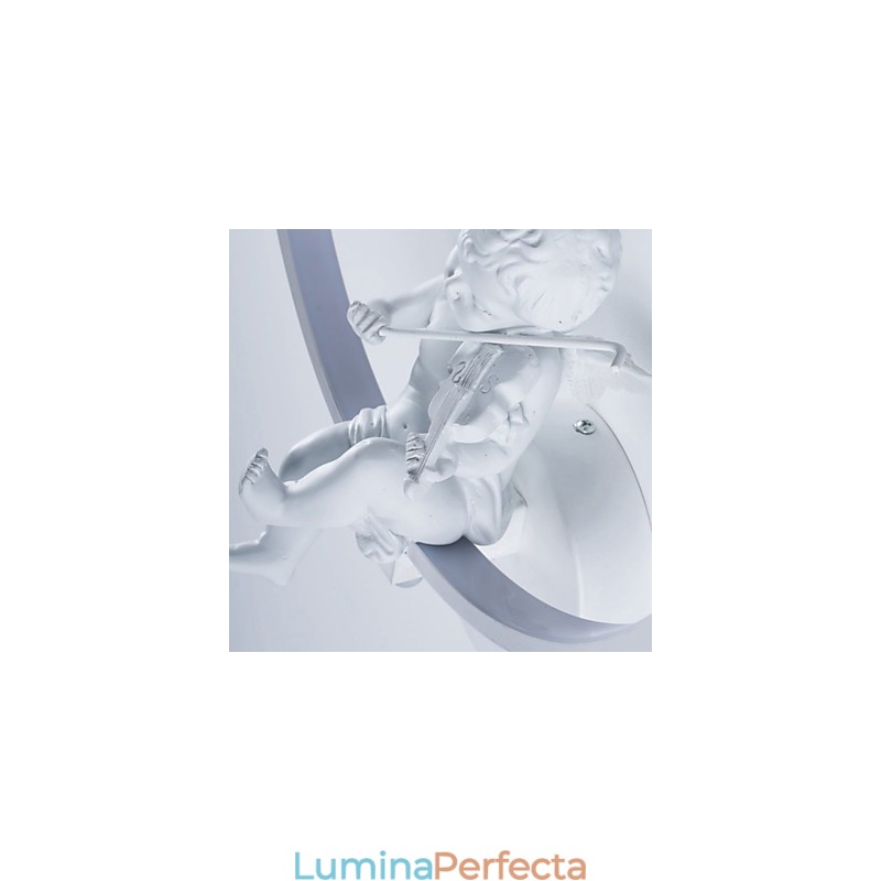 Lampă de perete modernă, creativă, personalitate, lampă de decor înger, lampă de perete integrată din aluminiu