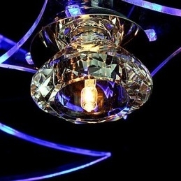 Candelabru Modern Crystal Living 3 Lumini