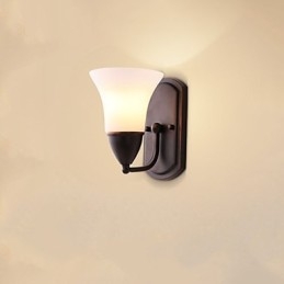 Rustic Lodge Finisaj cu oxid negru Caracteristică pentru protecția ochilor Lumină ambientală Aplice de perete Lampă de perete