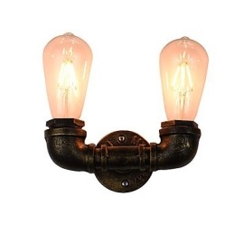 Rustic Lodge Tradițional Clasic Vechi Alamă Caracteristică pentru lumină ambientală Applique de perete