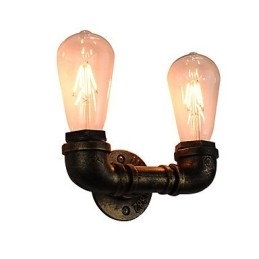 Rustic Lodge Tradițional Clasic Vechi Alamă Caracteristică pentru lumină ambientală Applique de perete