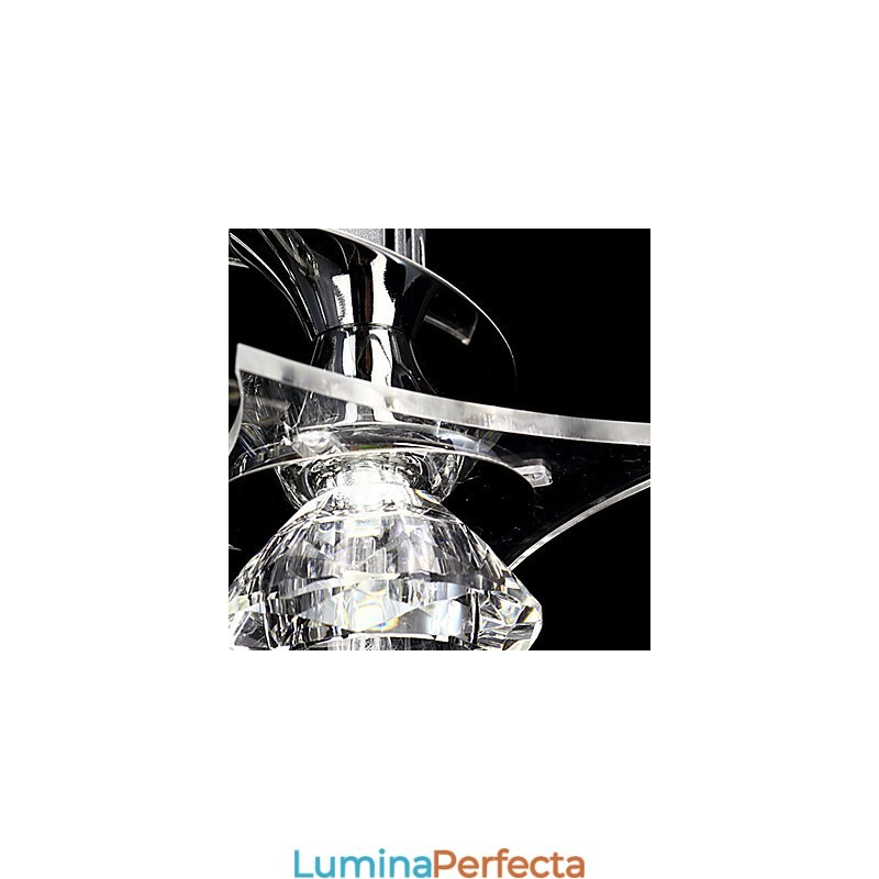 Candelabru Modern Crystal Living 3 Lumini
