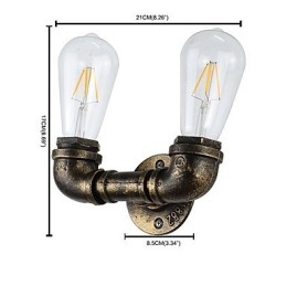 Rustic Lodge Tradițional Clasic Vechi Alamă Caracteristică pentru lumină ambientală Applique de perete