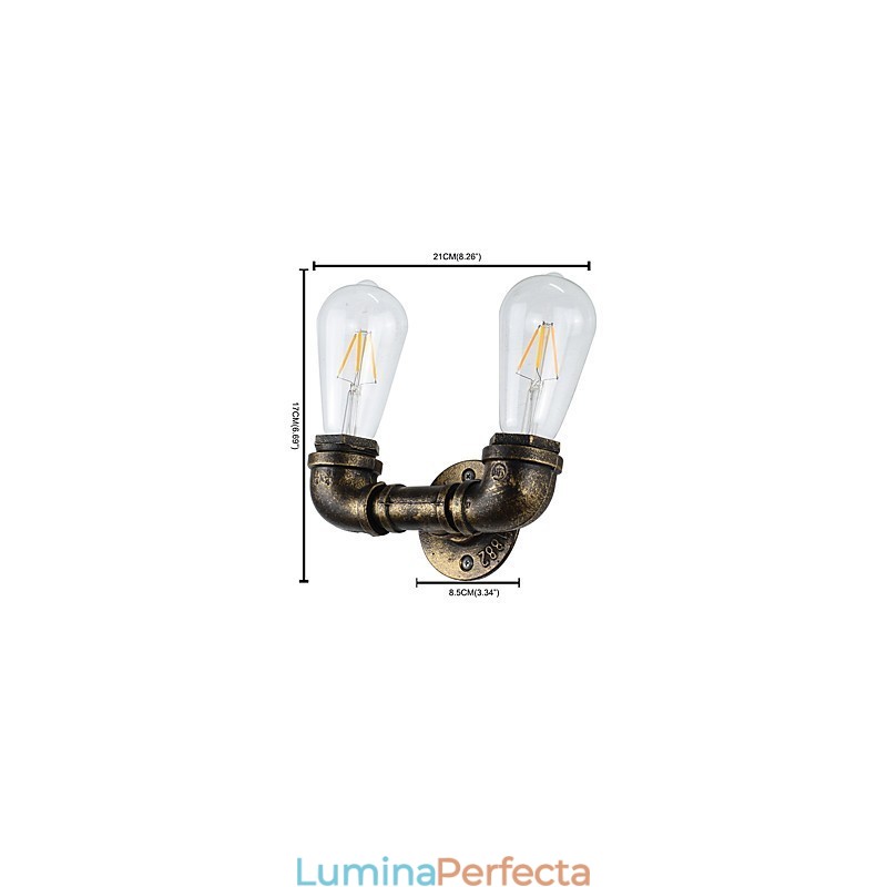 Rustic Lodge Tradițional Clasic Vechi Alamă Caracteristică pentru lumină ambientală Applique de perete