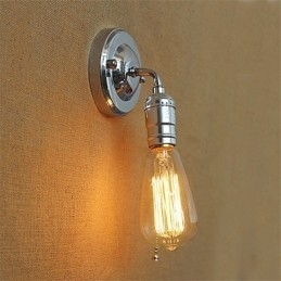 Lampă de perete retro Loft Edison Aplice de perete pentru dormitor pentru casă în sus în jos Rustic industrial cu un singur cap coridor sufragerie mini decor perete
