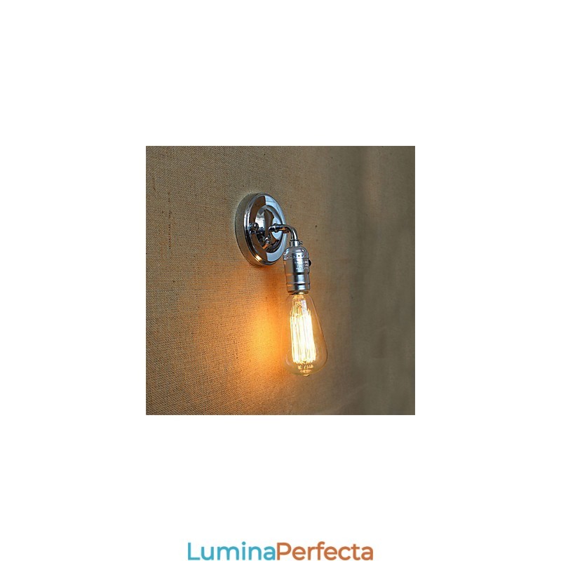 Lampă de perete retro Loft Edison Aplice de perete pentru dormitor pentru casă în sus în jos Rustic industrial cu un singur cap coridor sufragerie mini decor perete