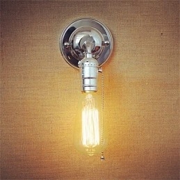 Lampă de perete retro Loft Edison Aplice de perete pentru dormitor pentru casă în sus în jos Rustic industrial cu un singur cap coridor sufragerie mini decor perete