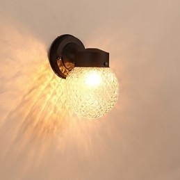 Lampă de perete modernă contemporană cu finisaj cu oxid negru Caracteristică pentru aplice de perete cu lumină ambientală în stil mini