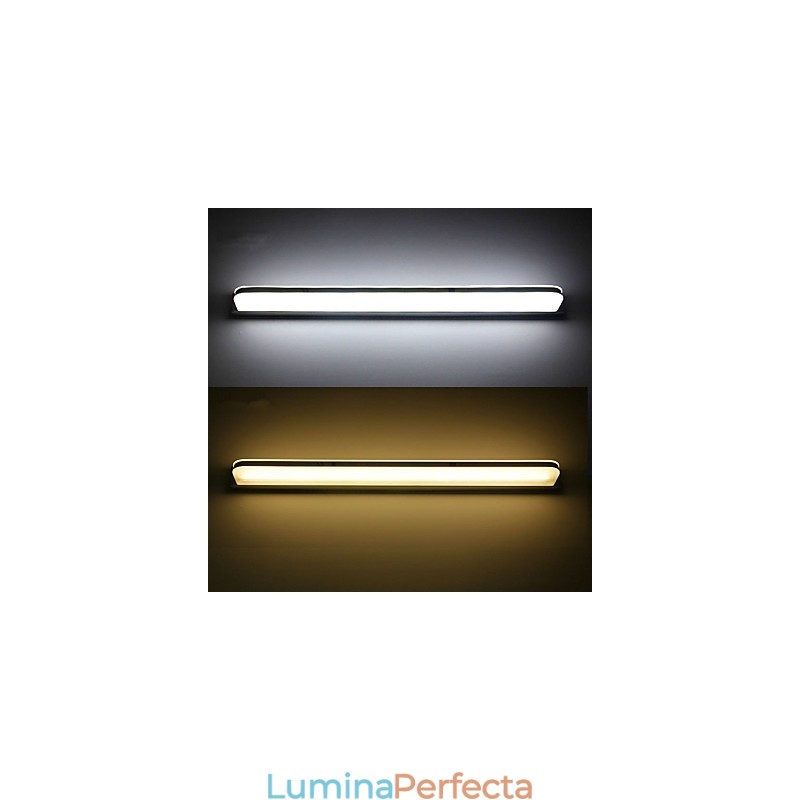 Funcție galvanizată modernă și contemporană integrată pentru lumină ambientală Iluminat pentru baie