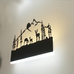 Funcție integrată pentru lumina ambientală Aplice de perete