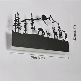 Funcție integrată pentru lumina ambientală Aplice de perete