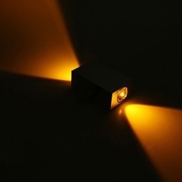 Caracteristică de noutate multicoloră 3 pentru aplice de perete cu lumină ambientală în stil mini