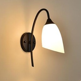 Lampă Neagră Americană Simple Dormitor Pescuit Lampă Noptieră