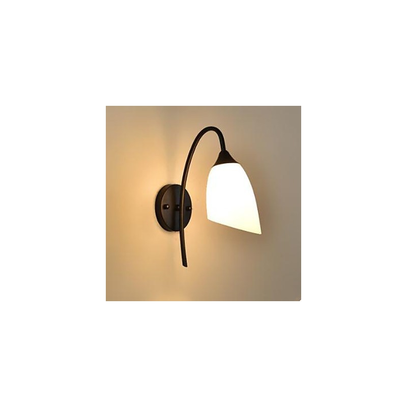 Lampă Neagră Americană Simple Dormitor Pescuit Lampă Noptieră