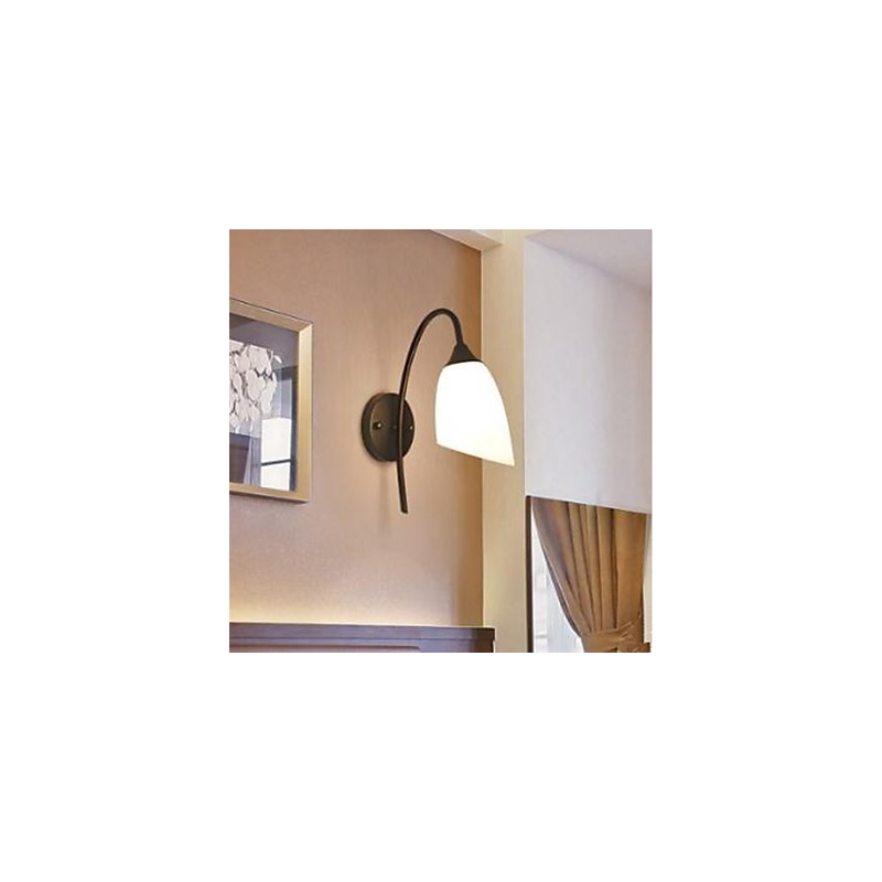 Lampă Neagră Americană Simple Dormitor Pescuit Lampă Noptieră