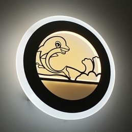 Lampă de perete modernă, minimalistă, pentru dormitor, lampă de noptieră, aplică de perete creativă pentru copii, lampă de scară, acrilic