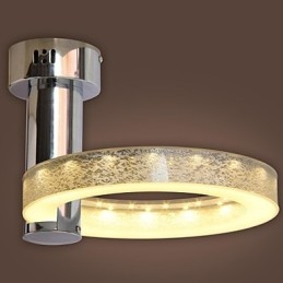 Candelabru acrilic argintiu (finisaj cromat)