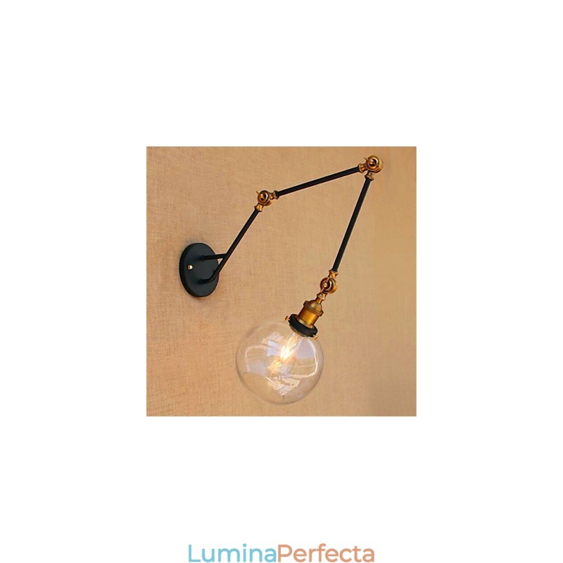 Rustic Lodge Chrome Caracteristică pentru Braț Oscilant Lumină Ambientală Lumini Braț Oscilant Lampă de Perete