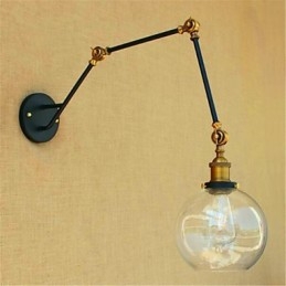 Rustic Lodge Chrome Caracteristică pentru Braț Oscilant Lumină Ambientală Lumini Braț Oscilant Lampă de Perete