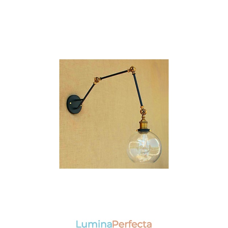 Rustic Lodge Chrome Caracteristică pentru Braț Oscilant Lumină Ambientală Lumini Braț Oscilant Lampă de Perete