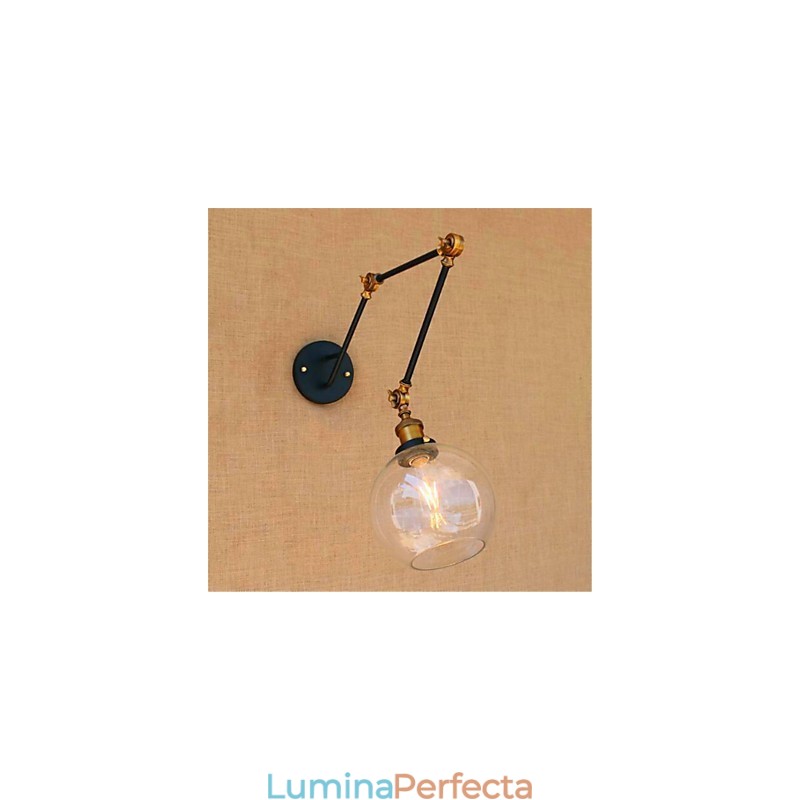 Rustic Lodge Chrome Caracteristică pentru Braț Oscilant Lumină Ambientală Lumini Braț Oscilant Lampă de Perete