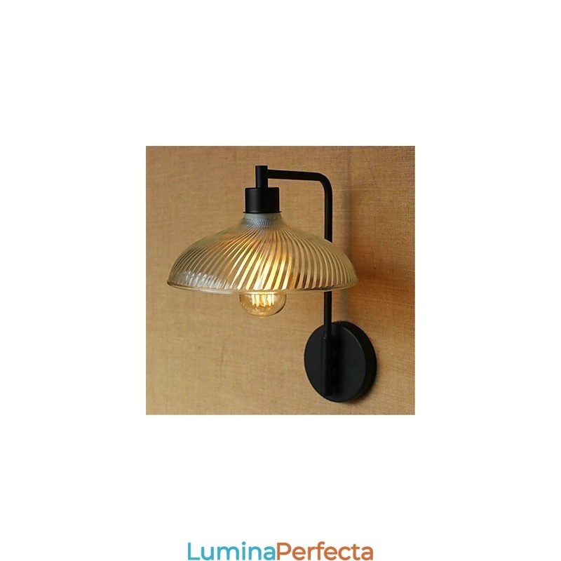 Caracteristica de finisaj cu oxid negru Rustic Lodge Country pentru lumină ambientală cu braț oscilant