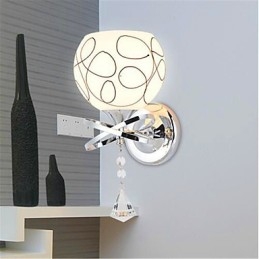 Lampă de perete din sticlă modernă minimalistă pentru dormitor de hotel