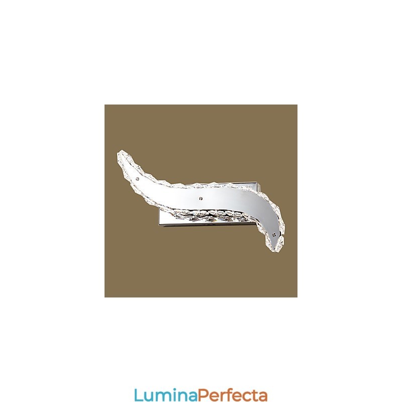 Funcție de pictură modernă și contemporană integrată pentru lumina ambientală de cristal Aplice de perete