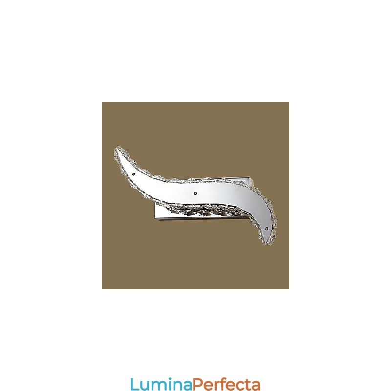 Funcție de pictură modernă și contemporană integrată pentru lumina ambientală de cristal Aplice de perete