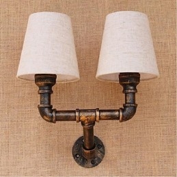 Caracteristică din alamă rustic Lodge pentru aplice de perete cu lumină ambientală