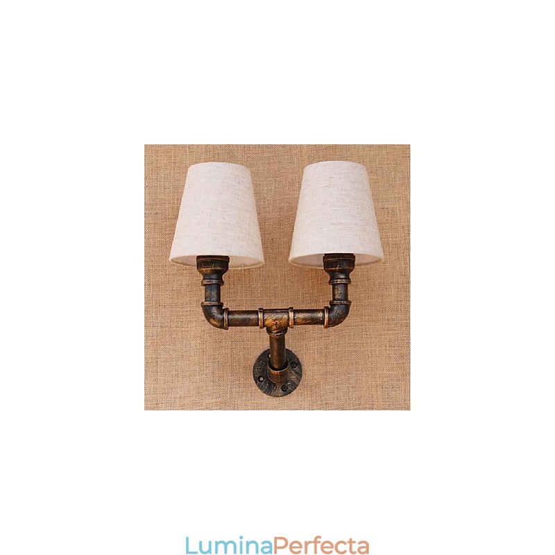Caracteristică din alamă rustic Lodge pentru aplice de perete cu lumină ambientală