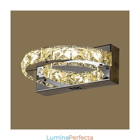 Funcție de pictură modernă și contemporană integrată pentru lumina ambientală de cristal Aplice de perete Funcție de pictură modernă și contemporană integrată pentru lumina ambientală de cristal Aplice de perete
