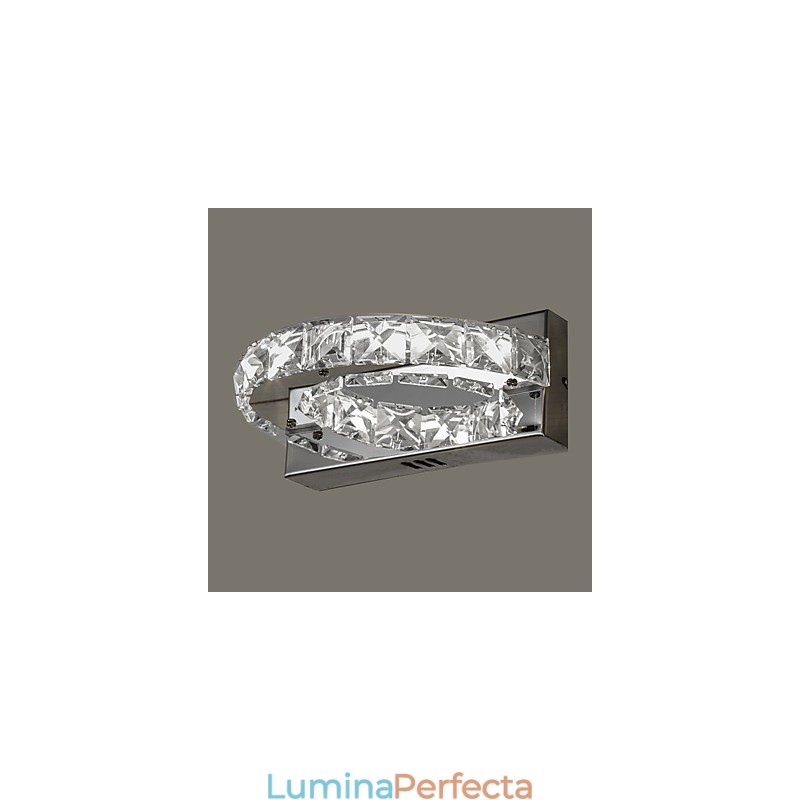 Funcție de pictură modernă și contemporană integrată pentru lumina ambientală de cristal Aplice de perete