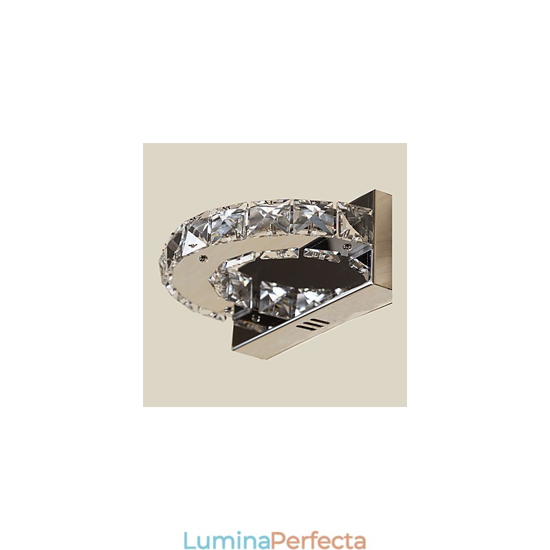 Funcție de pictură modernă și contemporană integrată pentru lumina ambientală de cristal Aplice de perete