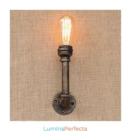 Nostalgia Țeavă de apă simplă Lampă decorativă de perete mică Nostalgia Țeavă de apă simplă Lampă decorativă de perete mică
