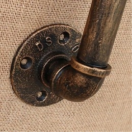 Nostalgia Țeavă de apă simplă Lampă decorativă de perete mică