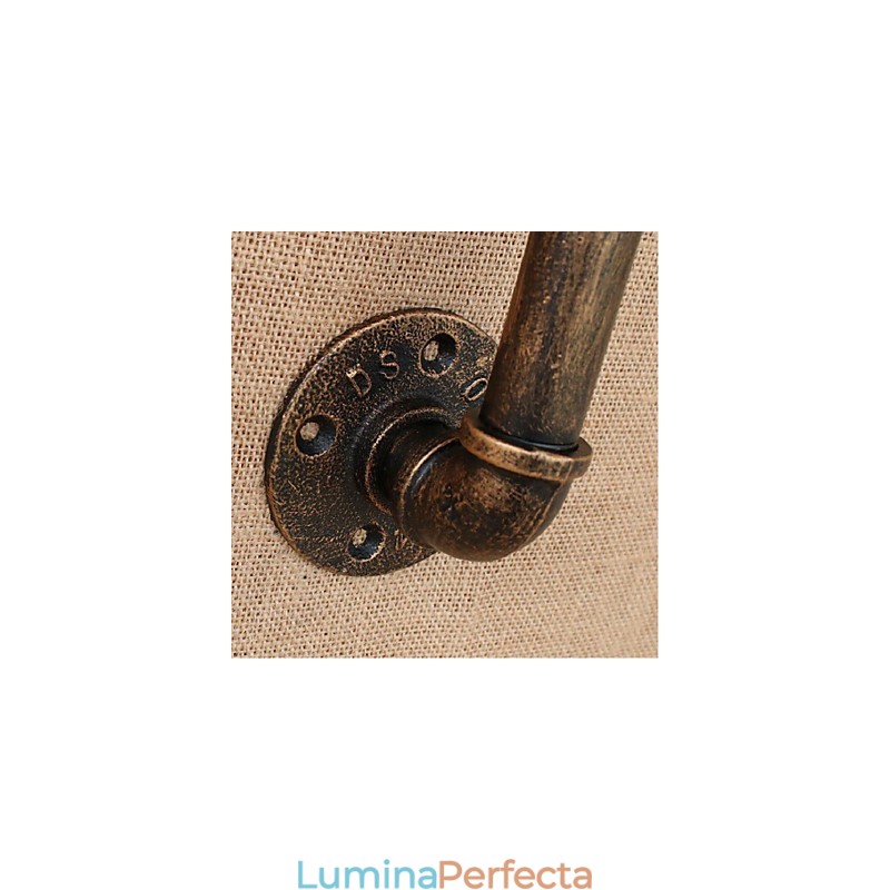 Nostalgia Țeavă de apă simplă Lampă decorativă de perete mică