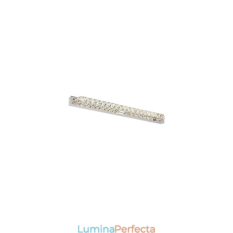 Lampă lungă cu oglindă de înaltă calitate, lumini pentru baie, lumini de perete din metal și cristal