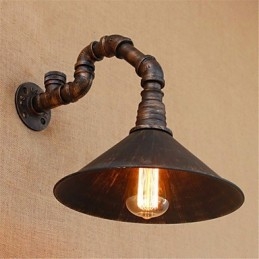 Caracteristica de finisaj cu oxid negru Rustic Lodge Country pentru aplice de perete cu lumină ambientală