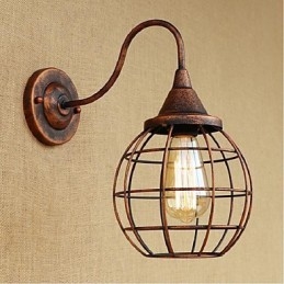 Simplu Și Retro Personalitate Creativă Rust Color Lampă de perete Americană Aplice Perete Aplice
