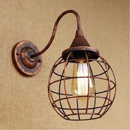 Simplu Și Retro Personalitate Creativă Rust Color Lampă de perete Americană Aplice Perete Aplice