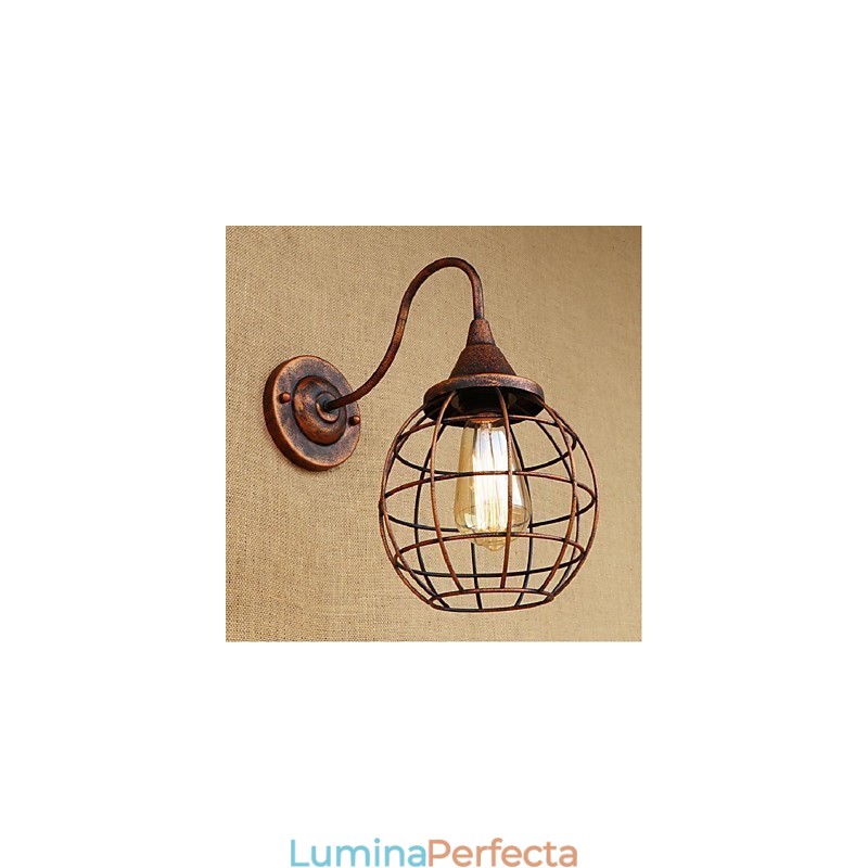 Simplu Și Retro Personalitate Creativă Rust Color Lampă de perete Americană Aplice Perete Aplice