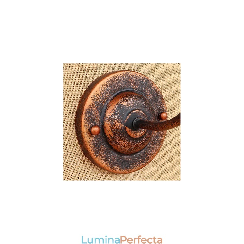 Simplu Și Retro Personalitate Creativă Rust Color Lampă de perete Americană Aplice Perete Aplice