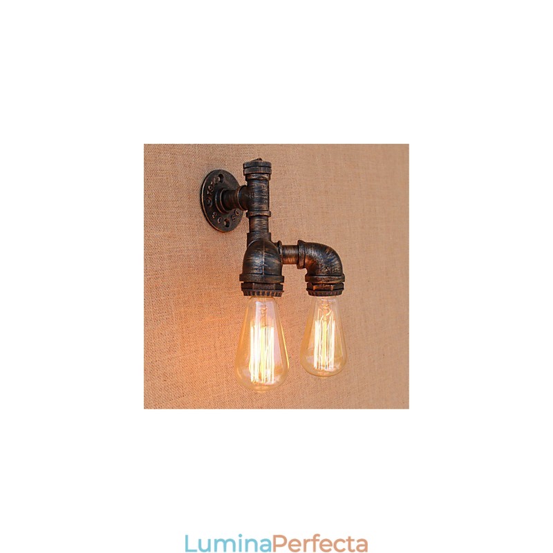 Caracteristică de pictură rustic Lodge pentru aplice de perete cu lumină ambientală