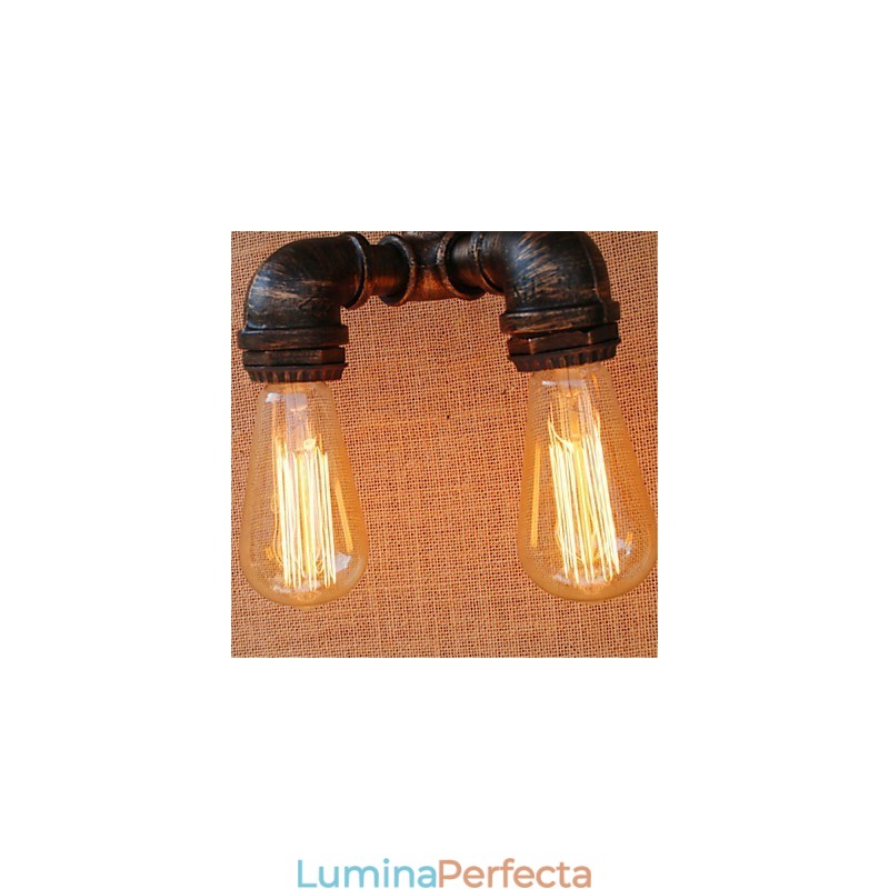 Caracteristică de pictură rustic Lodge pentru aplice de perete cu lumină ambientală