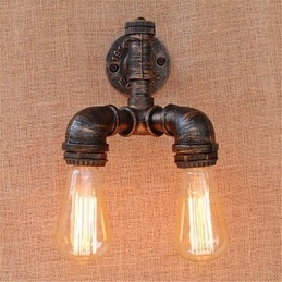 Caracteristică de pictură rustic Lodge pentru aplice de perete cu lumină ambientală